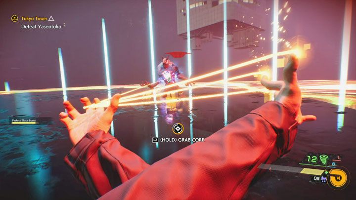 We recommend using fire and wind to attack the boss - Ghostwire Tokyo: Tokyo Tower - walkthrough - Chapter 5: Severance - Ghostwire Tokyo Guide