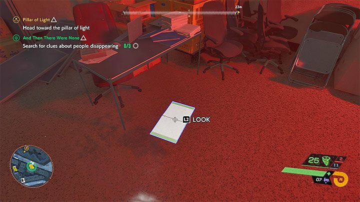 There are 3 tracks to be located in different parts of the building - Ghostwire Tokyo: And Then There Were None - walkthrough - Quests available from chapter 3 - Ghostwire Tokyo Guide