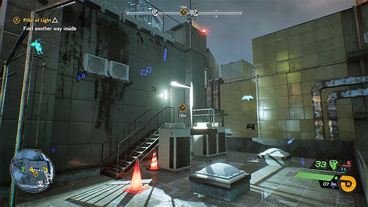 After you reach the roof, use the nearby ladder and then jump down to the lower roof - Ghostwire Tokyo: Pillar of Light - walkthrough - Chapter 3: Connection - Ghostwire Tokyo Guide