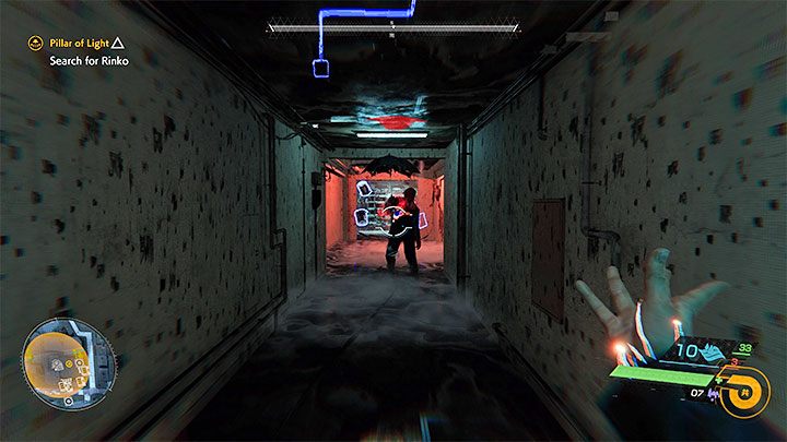 Along the way, destroy the corrupted area by targeting its weak point - Ghostwire Tokyo: Pillar of Light - walkthrough - Chapter 3: Connection - Ghostwire Tokyo Guide