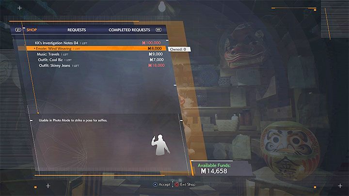 Not all options in photo mode are immediately available - Ghostwire Tokyo: Photo Mode - Appendix - Ghostwire Tokyo Guide