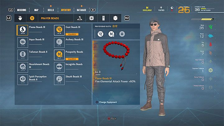 Throughout the game you can earn or find prayer beads - Ghostwire Tokyo: Character progression - Basics - Ghostwire Tokyo Guide