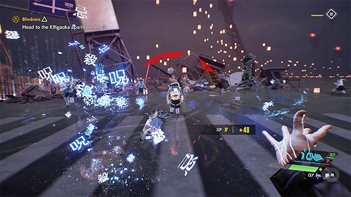 If you decide to take on the Hyakki Yako, Akito will be transported to a separate arena - Ghostwire Tokyo: Hyakki Yako - Visitor swarms - Basics - Ghostwire Tokyo Guide