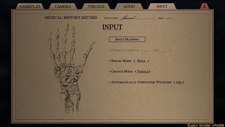 Gloomwood's early access version, which debuted on September 6, 2022, does not yet have controller support - it will be added in the future in an update or the full release - Gloomwood: PC keybinds - Appendix - Gloomwood Guide, Walkthrough