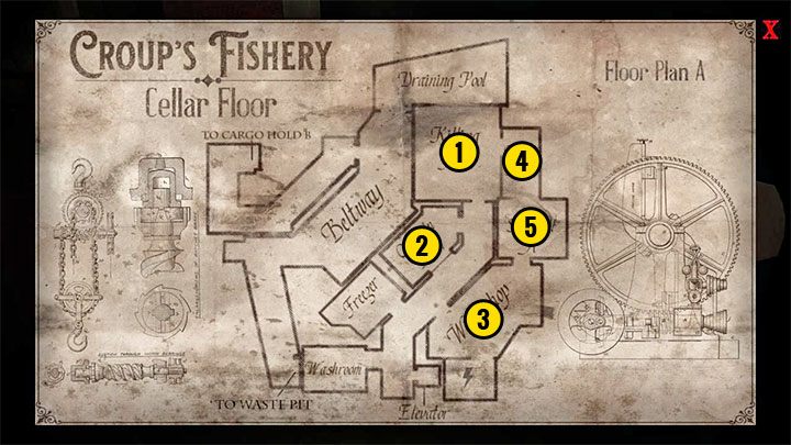 You can find the Croup's Fishery (Cellar Floor) map while exploring the main building; we included it in our walkthrough - Gloomwood: Croups Fishery - walkthrough - Walkthrough - Gloomwood Guide, Walkthrough
