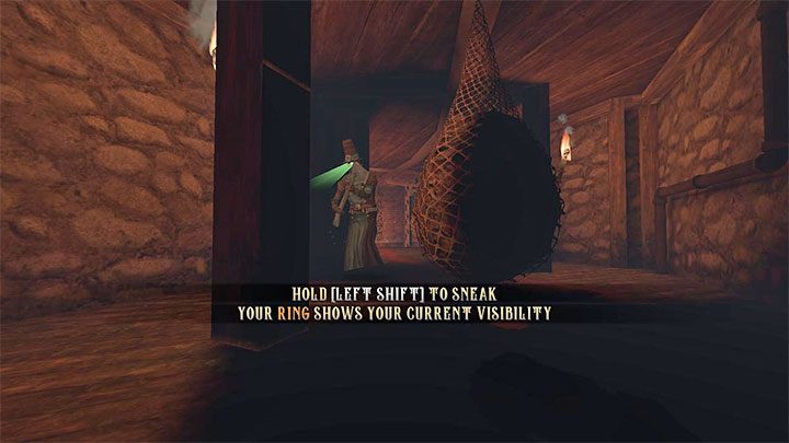 Leave the cell and crouch to go under the boards - Gloomwood: Croups Fishery - walkthrough - Walkthrough - Gloomwood Guide, Walkthrough