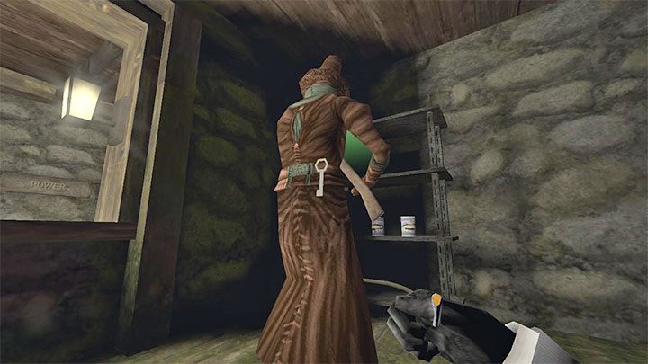 In the same room you can find a document with some information about an inactive elevator - the button to bring the elevator down is missing and you need to obtain it - Gloomwood: Croups Fishery - walkthrough - Walkthrough - Gloomwood Guide, Walkthrough