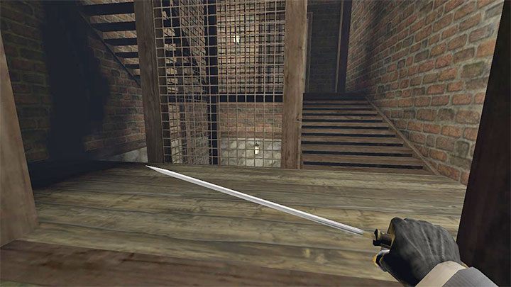 The main staircase is used to move between the floors of the main building - Gloomwood: Croups Fishery - walkthrough - Walkthrough - Gloomwood Guide, Walkthrough