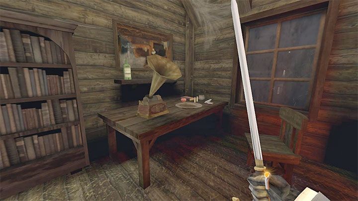 There is a single guard inside the hut, which you should get rid of with a surprise attack - Gloomwood: Croups Fishery - walkthrough - Walkthrough - Gloomwood Guide, Walkthrough
