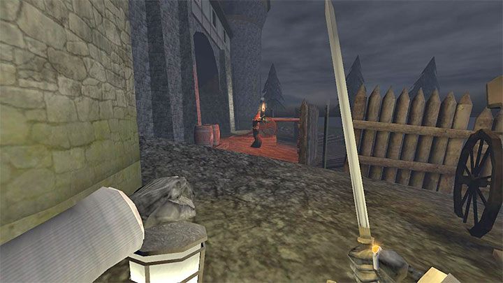 Your new distination are the city gates leading to the Market District - Gloomwood: Coast Cliffside (cliff, lighthouse) - walkthrough - Walkthrough - Gloomwood Guide, Walkthrough