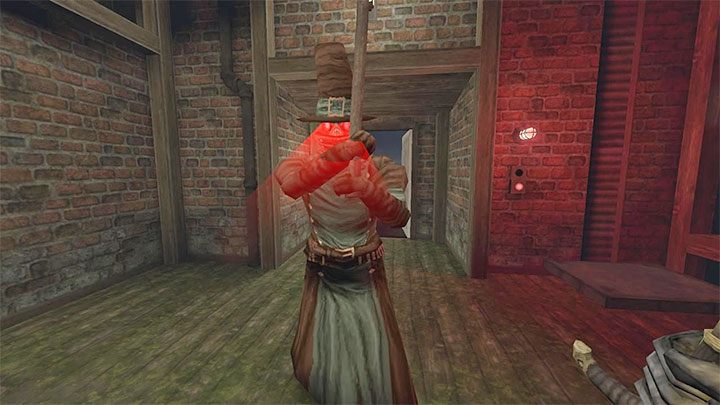 Each enemy's alert level is represented by the color of their cone of view (be careful - their actual field of view is much wider than just the cone - Gloomwood: Beginners guide - Basics - Gloomwood Guide, Walkthrough