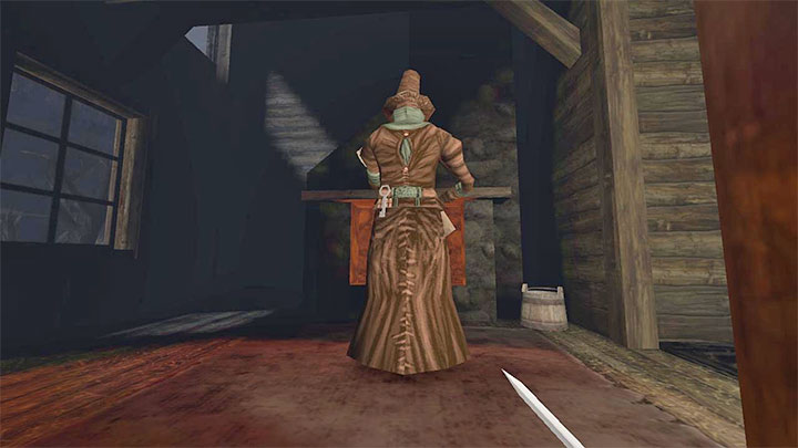 You can also enter the cabin through the roof and take the key from the guard - Gloomwood: Keys in Croups Fishery - list of all - Keys - Gloomwood Guide, Walkthrough