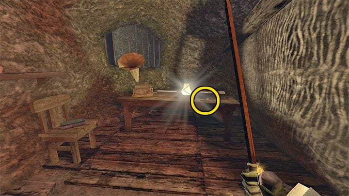 You'll find this key early into the caves - Gloomwood: Keys in Coast Caves - list of all - Keys - Gloomwood Guide, Walkthrough