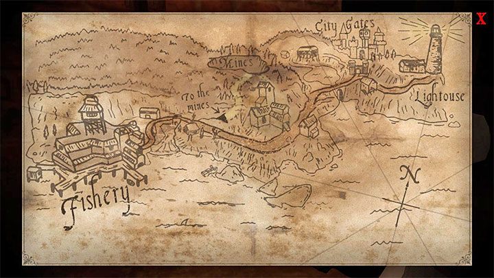 You will automatically obtain this map after finding a suitcase that serves as your inventory - Gloomwood: Documents in Croups Fishery - list of all - Documents - Gloomwood Guide, Walkthrough
