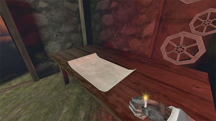 The map can also be found in the Power room , where you also obtain the elevator button (quest item) - Gloomwood: Documents in Croups Fishery - list of all - Documents - Gloomwood Guide, Walkthrough