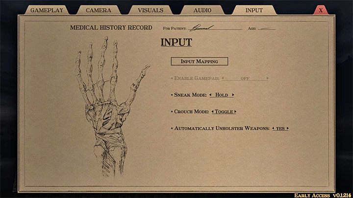 3 - Gloomwood: Accessibility settings - list of all - Appendix - Gloomwood Guide, Walkthrough