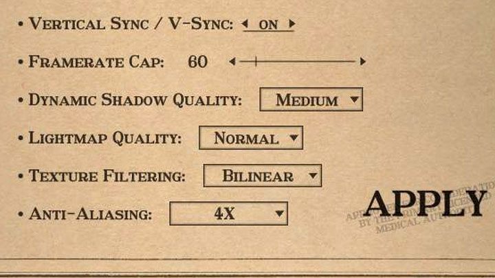 Gloomwood doesn't have many visual settings - Gloomwood: PC system requirements - Appendix - Gloomwood Guide, Walkthrough