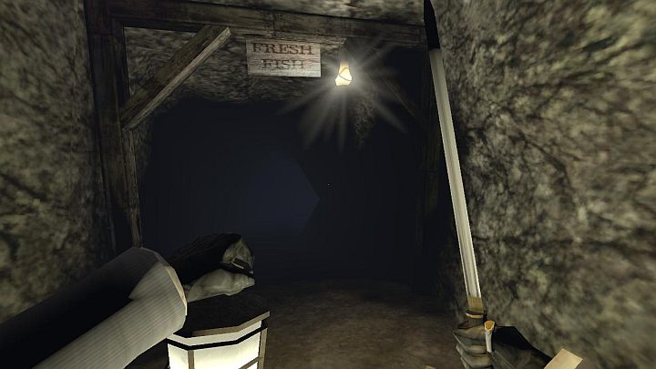 Once you have the combination, you can return to the first location in the game - Croup's Fishery - Gloomwood: Coast Cliffside Documents - List of all - Documents - Gloomwood Guide, Walkthrough