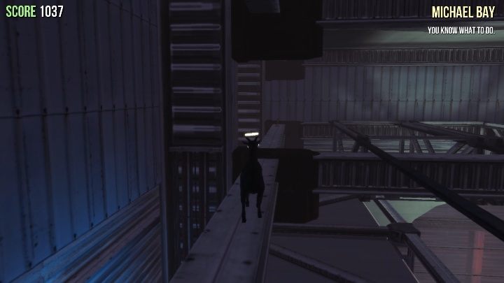 Theres a statue waiting for you at the top of the Low Gravity Research Centre - Goat statues in Goat Simulator - Basics - Goat Simulator Guide