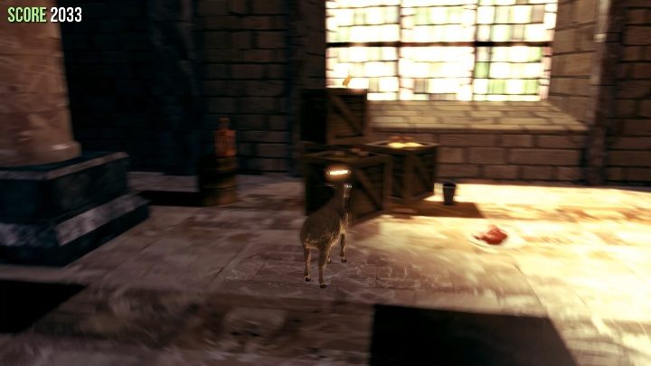 You will find this statue in the throne room, next to the wooden boxes - Goat statues in Goat Simulator - Basics - Goat Simulator Guide