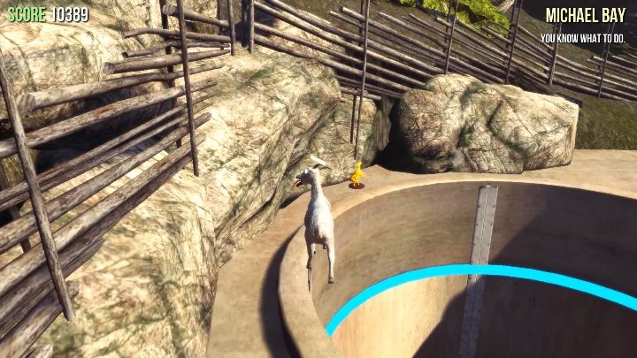 Theres a huge hole in the farm - Goat statues in Goat Simulator - Basics - Goat Simulator Guide