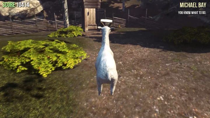 There is a statue in one of the courtyards - Goat statues in Goat Simulator - Basics - Goat Simulator Guide