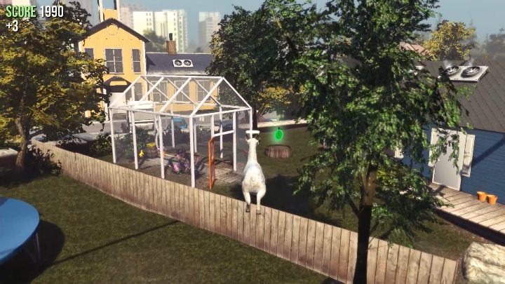 There is a statue in a small greenhouse - Goat statues in Goat Simulator - Basics - Goat Simulator Guide