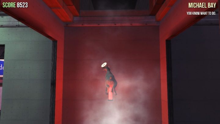 In the game you will find a building with fans - Goat statues in Goat Simulator - Basics - Goat Simulator Guide