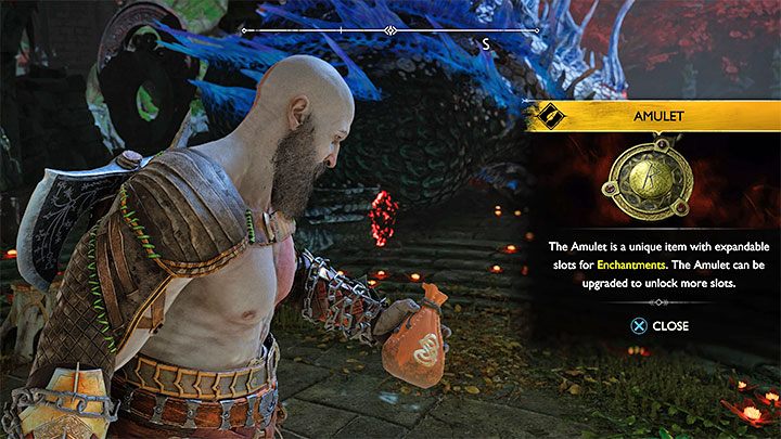 The amulet is a unique piece of Kratos' - God of War Ragnarok: How to repair the amulet from The Reckoning story quest? - God of War Ragnarok: Character development - God of War Ragnarok Guide