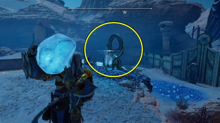 Remove the vases covering up the passage and pick up the crystal - God of War Ragnarok: Freyrs Gift - walkthrough - God of War Ragnarok: Favors - Alfheim - God of War Ragnarok Guide