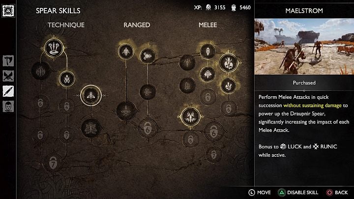 The following list contains our recommended skills for the Draupnir Spear, including those available from the moment you acquire the Spear which don't need to be purchased - God of War Ragnarok: Kratos best skills - God of War Ragnarok: Character development guide - God of War Ragnarok Guide