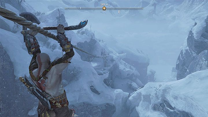 Descend using the rope - God of War Ragnarok: The Word of Fate - walkthrough - God of War Ragnarok: Walkthrough - God of War Ragnarok Guide