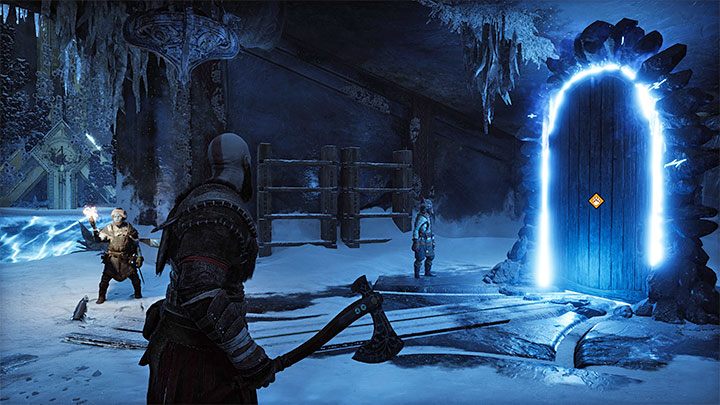 Sindri will appear - you must follow him - God of War Ragnarok: Surviving Fimbulwinter - walkthrough - God of War Ragnarok: Walkthrough - God of War Ragnarok Guide