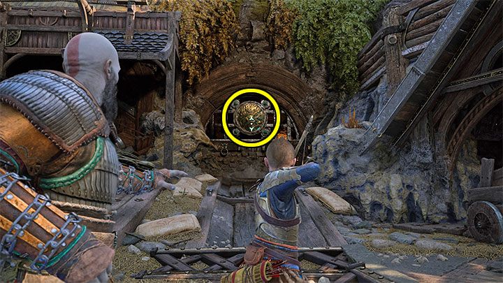 Head toward the upper part of the settlement - God of War Ragnarok: The Quest for Tyr - walkthrough - God of War Ragnarok: Walkthrough - God of War Ragnarok Guide