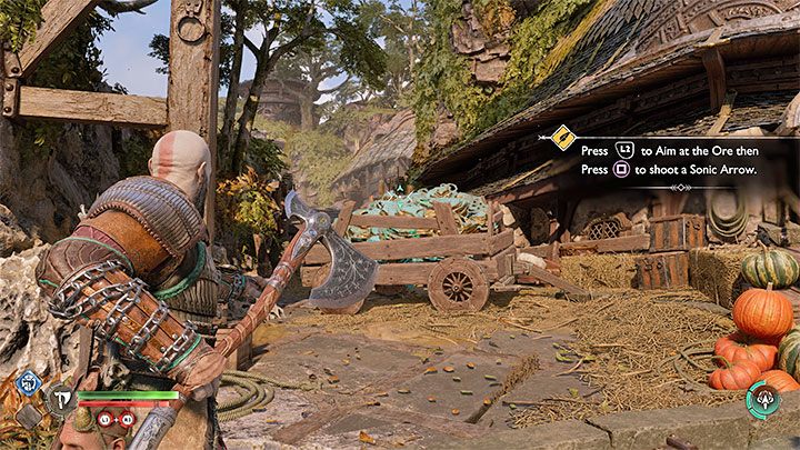 Squeeze through the new passage - God of War Ragnarok: The Quest for Tyr - walkthrough - God of War Ragnarok: Walkthrough - God of War Ragnarok Guide