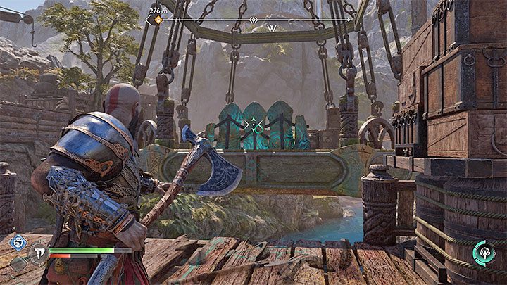 Leave the office through the new exit and defeat monsters - God of War Ragnarok: The Quest for Tyr - walkthrough - God of War Ragnarok: Walkthrough - God of War Ragnarok Guide