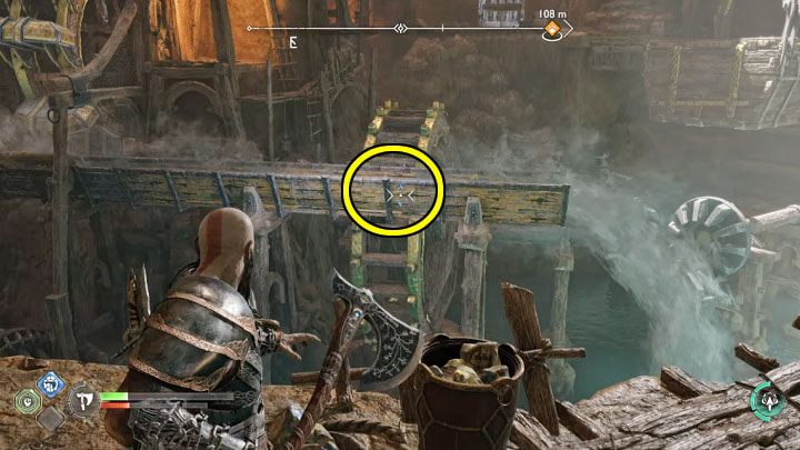 Head to the left first and reach the place where you can help Atreus go up - God of War Ragnarok: The Quest for Tyr - walkthrough - God of War Ragnarok: Walkthrough - God of War Ragnarok Guide