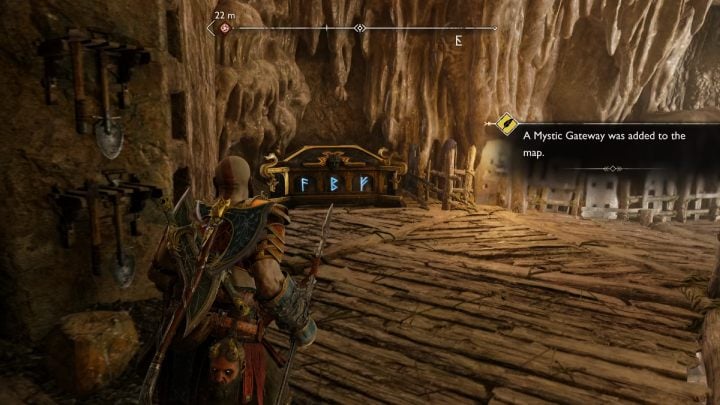 You're going to need the Spear to unlock it - God of War Ragnarok: The Applecore, Svartalfheim - secrets, collectibles - God of War Ragnarok: Svartalfheim - God of War Ragnarok Guide