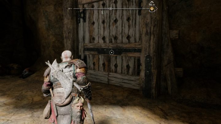 Grab the handle and jump to the other side - God of War Ragnarok: The Applecore, Svartalfheim - secrets, collectibles - God of War Ragnarok: Svartalfheim - God of War Ragnarok Guide