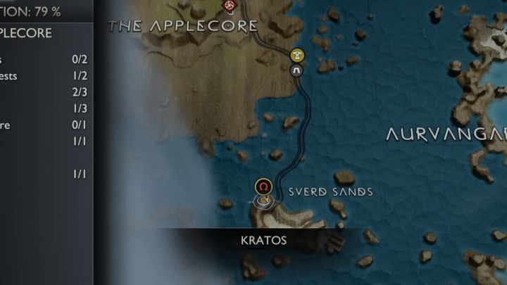 10 - God of War Ragnarok: The Applecore, Svartalfheim - secrets, collectibles - God of War Ragnarok: Svartalfheim - God of War Ragnarok Guide