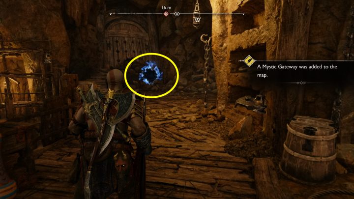 You can find it not far from the Mystic Gateway - God of War Ragnarok: The Applecore, Svartalfheim - secrets, collectibles - God of War Ragnarok: Svartalfheim - God of War Ragnarok Guide