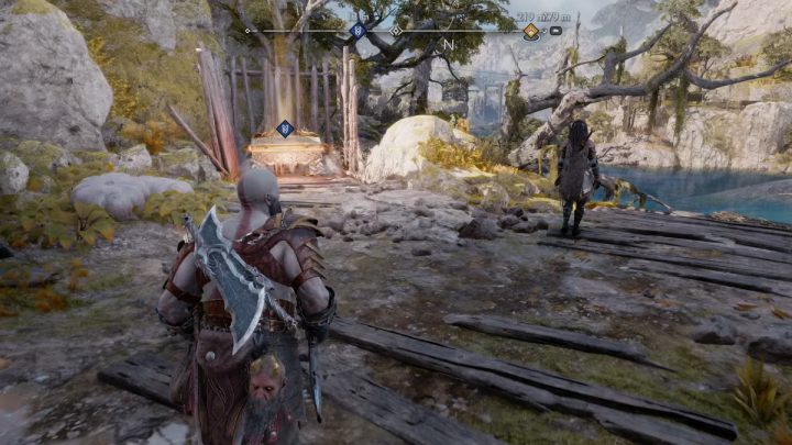 Finally, open the legendary chest to find - God of War Ragnarok: The Lost Treasure - favor, walkthrough - God of War Ragnarok: Favors - Svartalfheim - God of War Ragnarok Guide