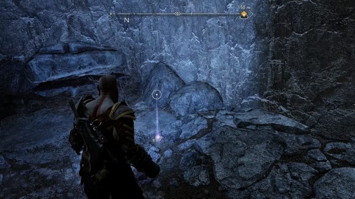 This artifact, a part of Stolen Treasures collection, is on the ground in a secret room - God of War Ragnarok: Shores of Nine, Midgard - secrets, collectibles - God of War Ragnarok: Midgard - God of War Ragnarok Guide