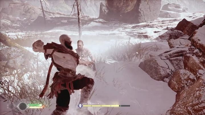 Your enemy got his health back, and Kratos is now in rage mode - God of War: The Marked Trees - Walkthrough - Walkthrough - God of War Guide