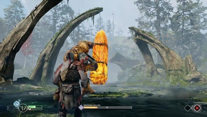 Both characters are hunting another animal - God of War: Path to the Mountain - Walkthrough - Walkthrough - God of War Guide