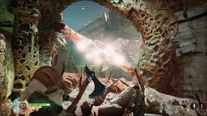 Approach the plant thats glowing in red - God of War: The Light of Alfheim - Walkthrough - Walkthrough - God of War Guide