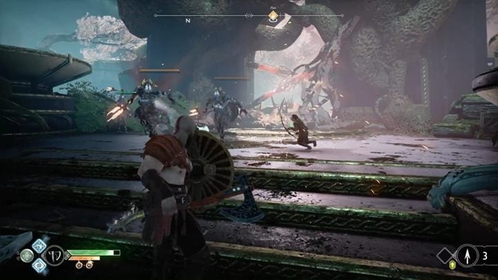 Go forward and youll encounter new type enemies - dark elves - God of War: The Light of Alfheim - Walkthrough - Walkthrough - God of War Guide