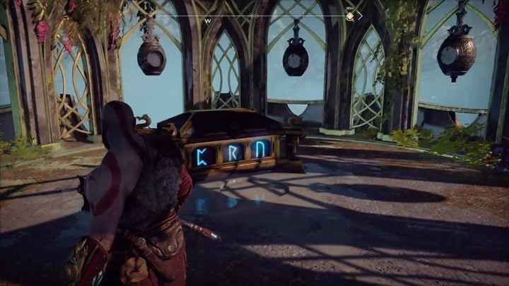 Keep going - you will reach an open location, where you will be able to explore smaller islands and collect additional items - God of War: The Light of Alfheim - Walkthrough - Walkthrough - God of War Guide