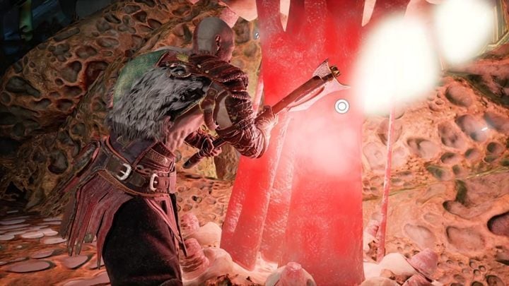 After the fight is over, destroy the core at the center to reveal another ghost bridge - God of War: The Light of Alfheim - Walkthrough - Walkthrough - God of War Guide