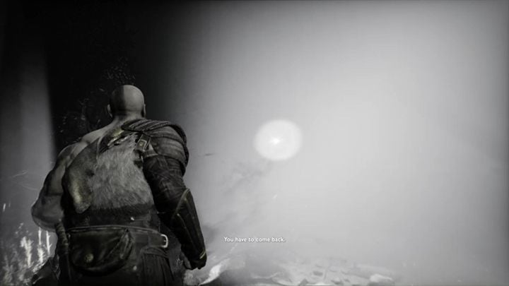 Enter the light - a peculiar segment of the game will begin: Kratos will have a vision, reminiscing some past events - God of War: The Light of Alfheim - Walkthrough - Walkthrough - God of War Guide